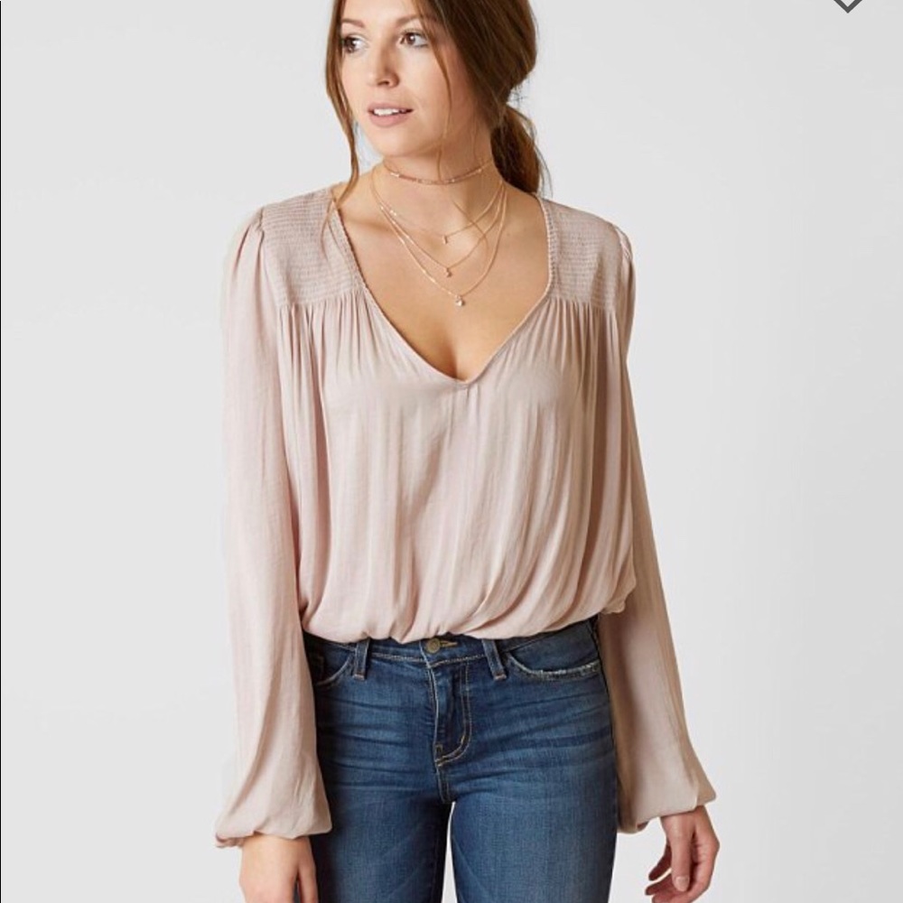 Free People Smockin N Rockin Bodysuit